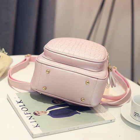 Fashion PU Pattern Leather Backpack