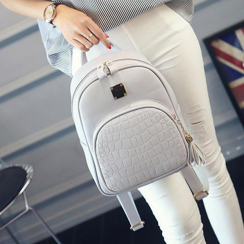 Fashion PU Pattern Leather Backpack